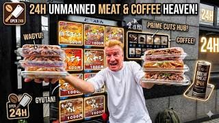 Vending Machine MEATS & 24 Hour NO STAFF Shop ~ Eric Meal Time #1084