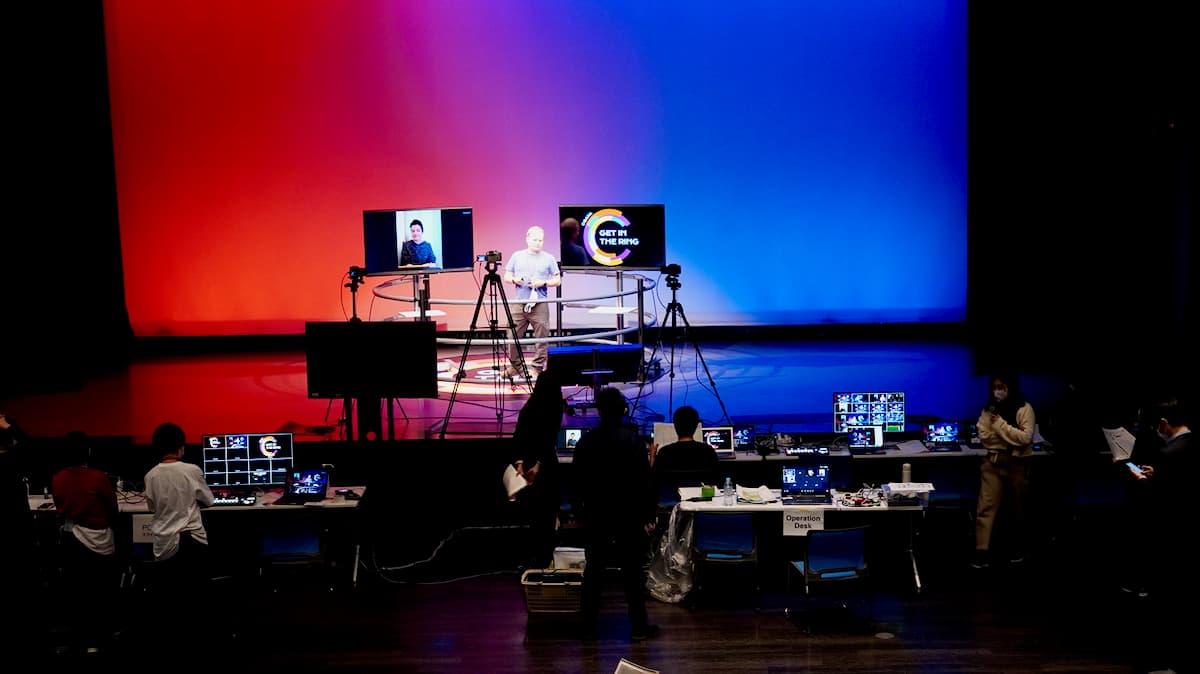 ライブ&オンラインのハイブリッドイベント「GET IN THE RING OSAKA 2021」の運営サポート・撮影・編集に参画